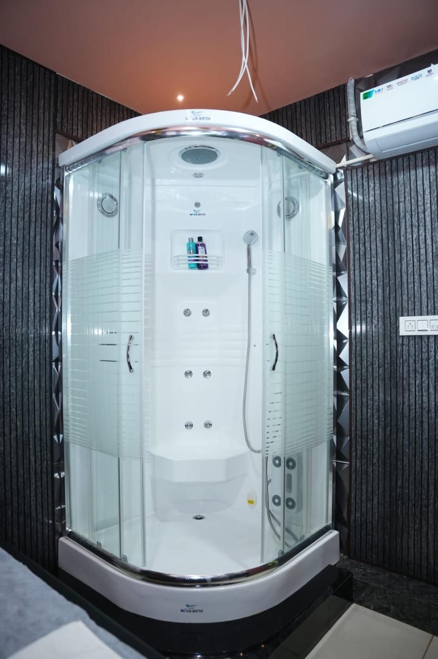 Steam room at the Boho Bliss spa